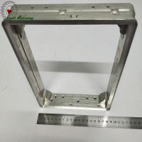 customized Anodized brushed CNC milling steel frame for eletronic