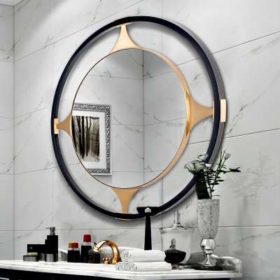 China Wholesale Wall Mounted black bathroom mirror for amazon