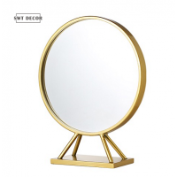 SWT Wholesale Metal Brass Gold Mirror Vanity Make-up Table Mirrors