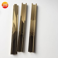 ZBT007 High Quality Polished Stainless Steel ZBTile Protection Decorative Metal Wall ZBTrim