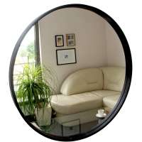 Golden Black Bathroom Decorative Wall Mirror Clean Decor Stainless Steel Framed Mirror for Vanity/Living Room